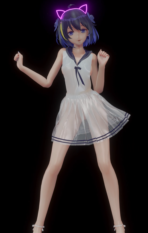 bl21竖屏水手服希儿小鹿乱撞MMD-极品