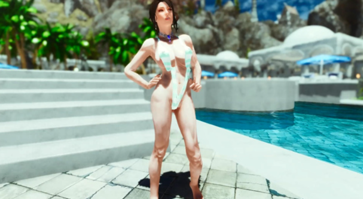 Skyrim a Bikini Muscle Lady Porn